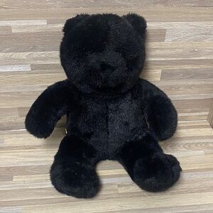 Vintage Build A Bear black Teddy Bear BAB 90s vinatge teddy bear
